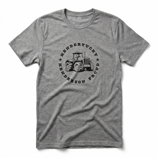 Hendertucky Tractor Henderson Nevada t-shirt in premium heather
