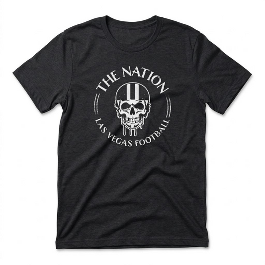 The Nation Skull Helmet Las Vegas Raiders t-shirt in black