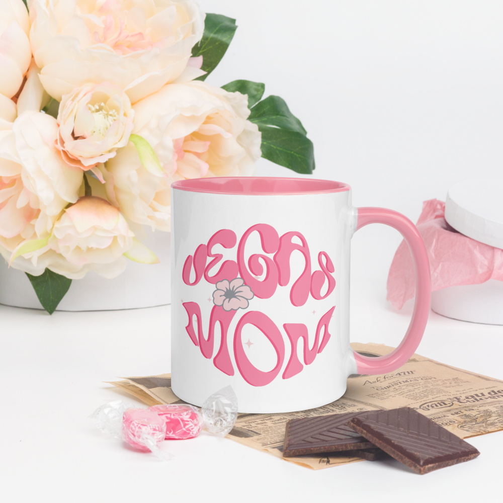 Vegas Mom Las Vegas coffee mug lifestyle shot