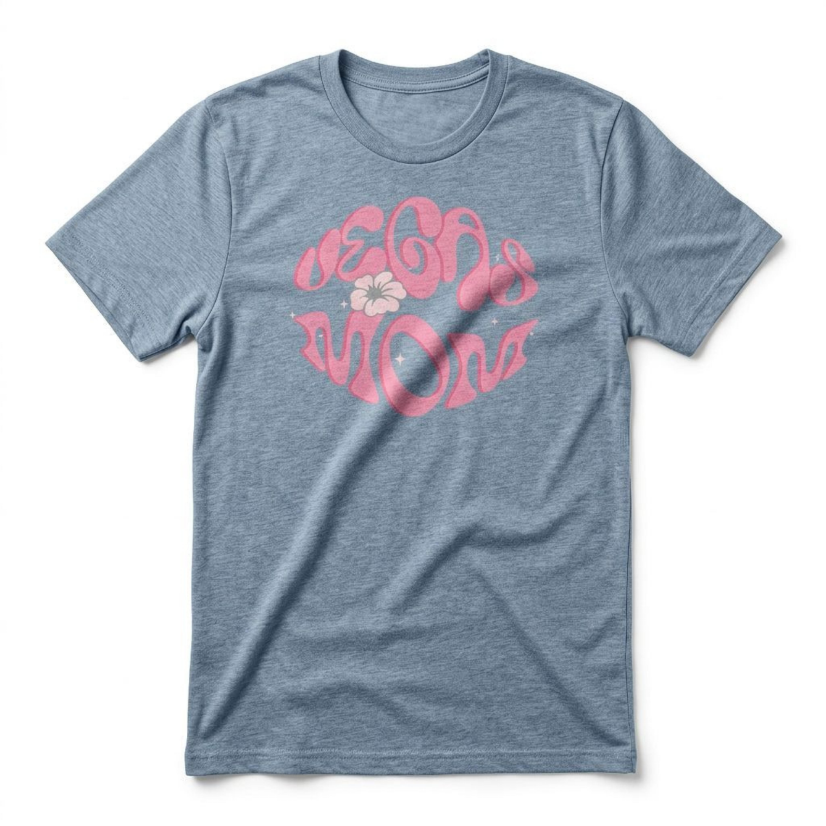 Vegas Mom Las Vegas t-shirt in stonewash denim