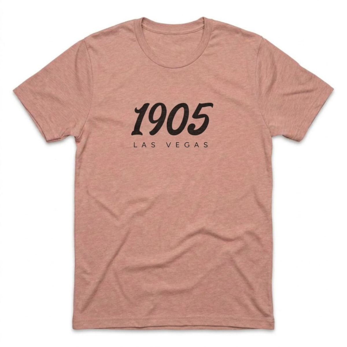 1905 Las Vegas est. 1905 t-shirt in desert pink