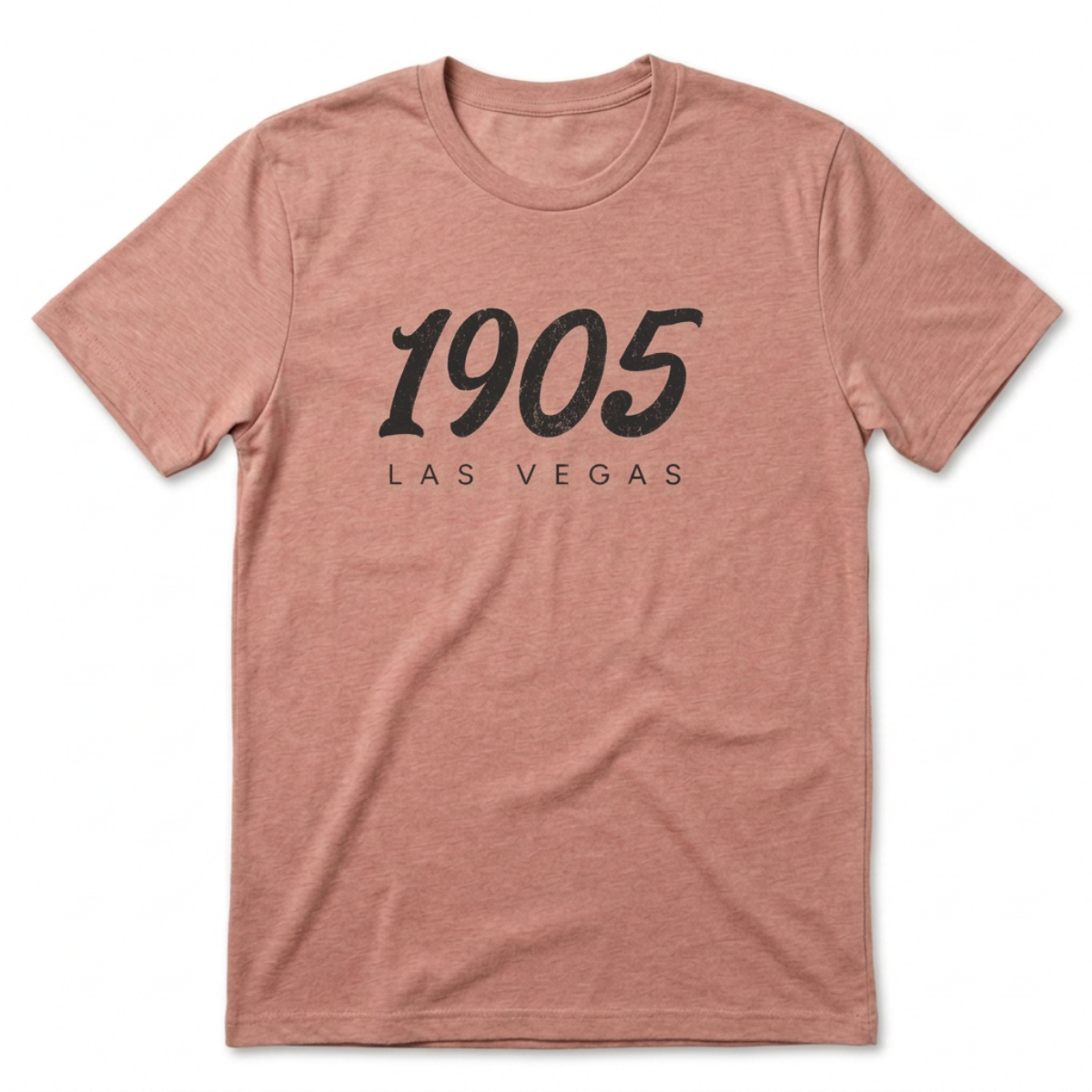 1905 Las Vegas est. 1905 t-shirt in desert pink