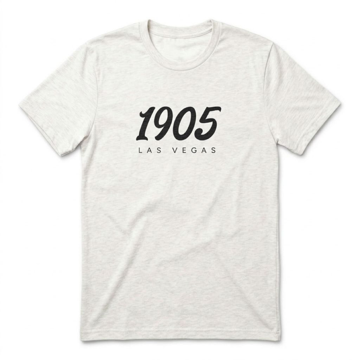 1905 Las Vegas est. 1905 t-shirt in heather white