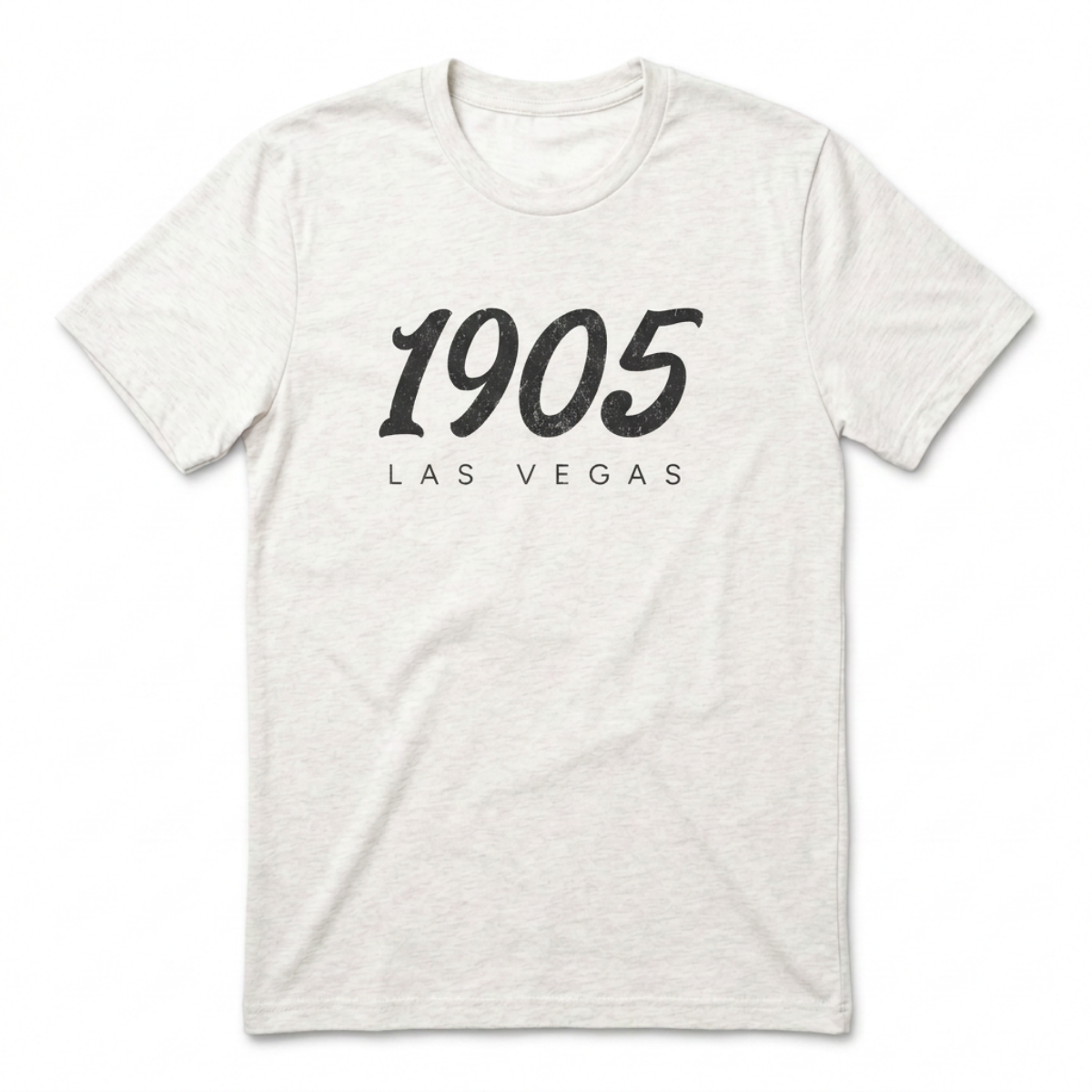 1905 Las Vegas est. 1905 t-shirt in heather white
