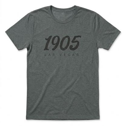 1905 Las Vegas est. 1905 t-shirt in heavy metal