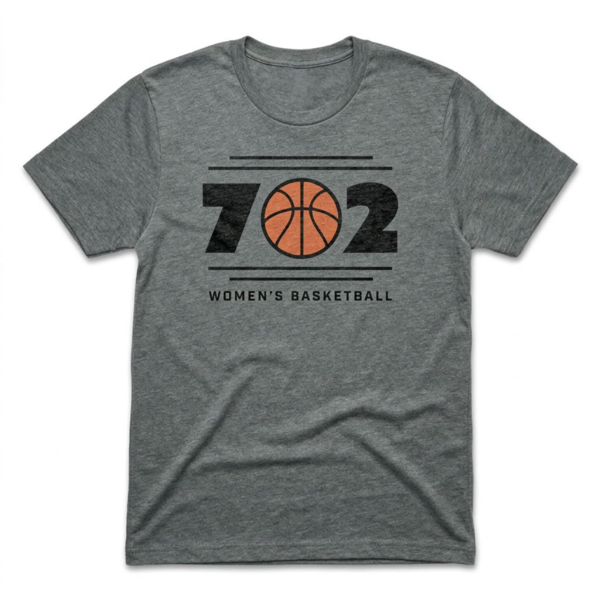 702 Las Vegas area code basketball t-shirt in heavy metal