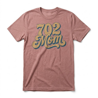 702 Mom Las Vegas t-shirt in desert pink