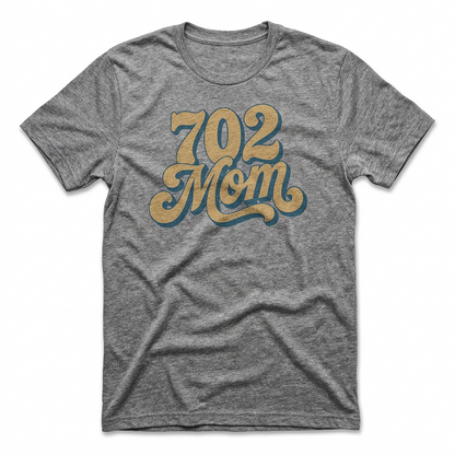 702 Mom Las Vegas t-shirt in gray