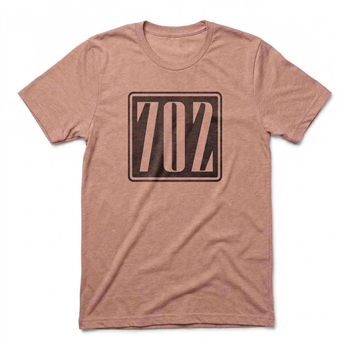 702 Square Las Vegas area code t-shirt in desert pink