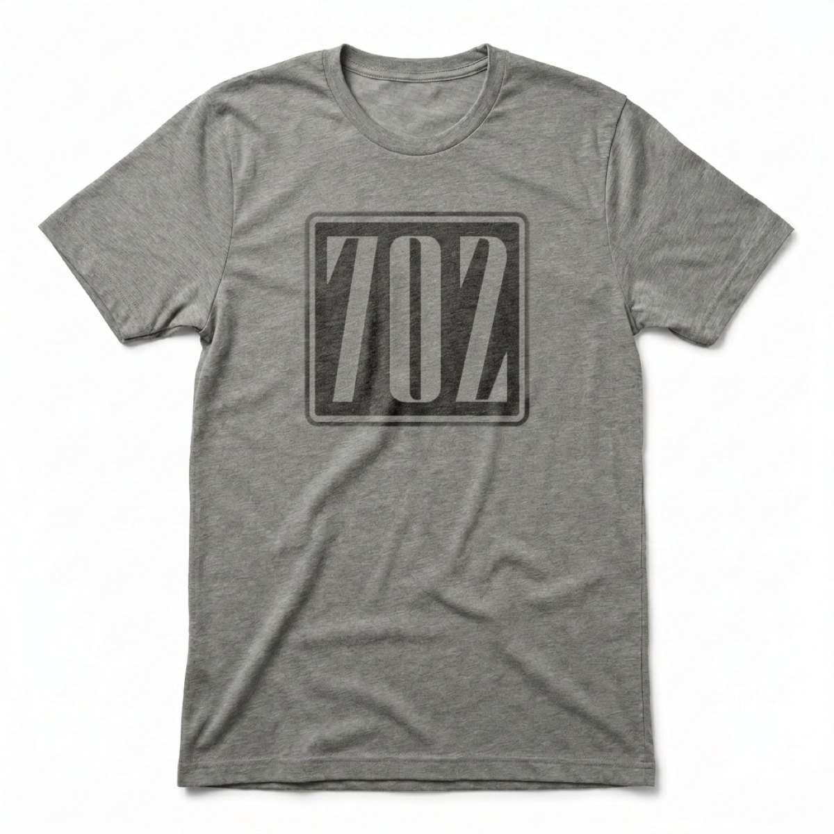 702 Square Las Vegas area code t-shirt in venetian gray