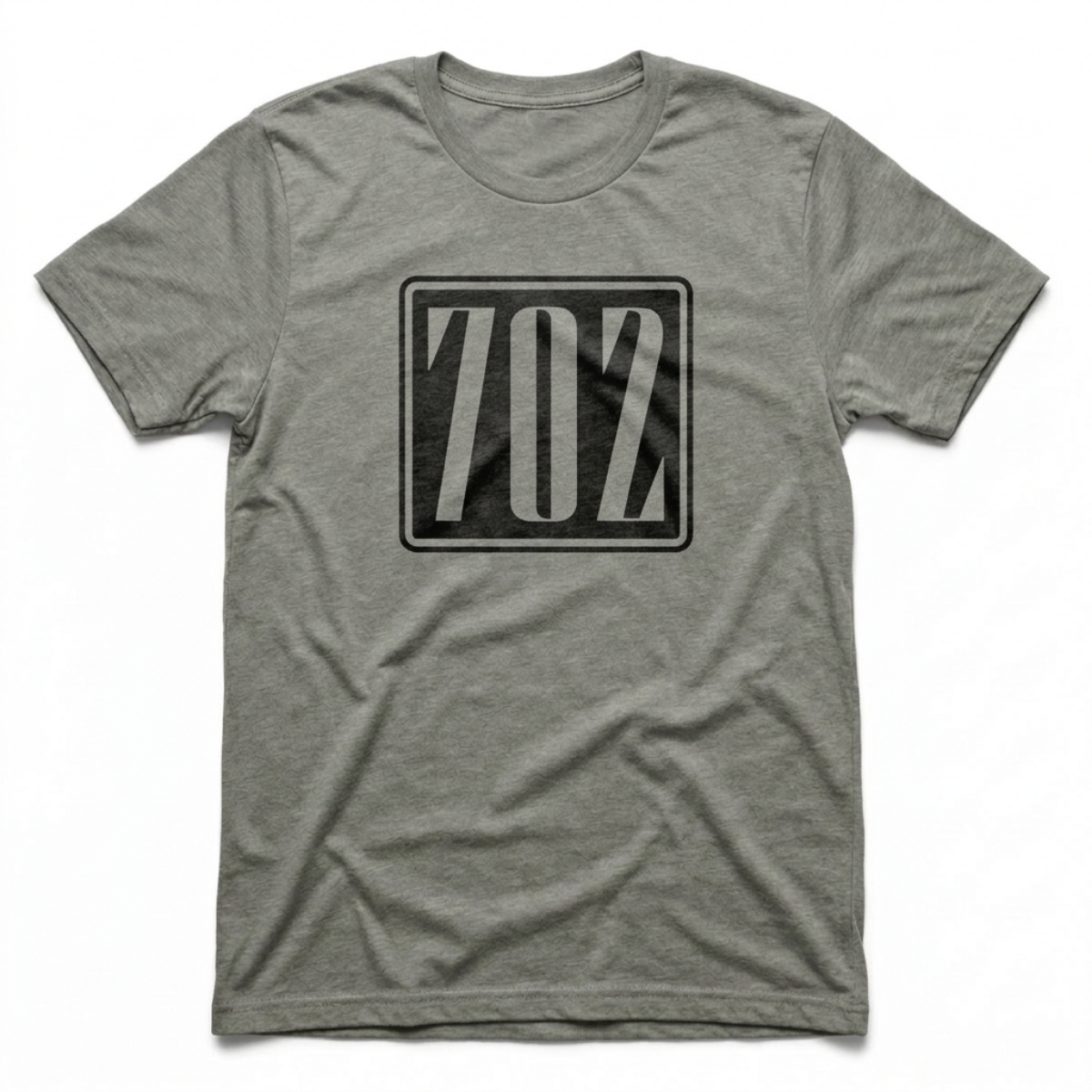 702 Square Las Vegas area code t-shirt in venetian gray