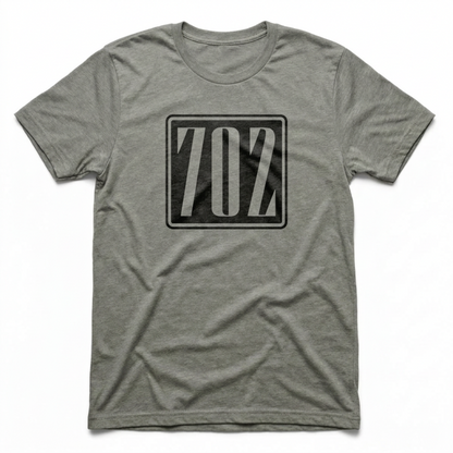 702 Square Las Vegas area code t-shirt in venetian gray