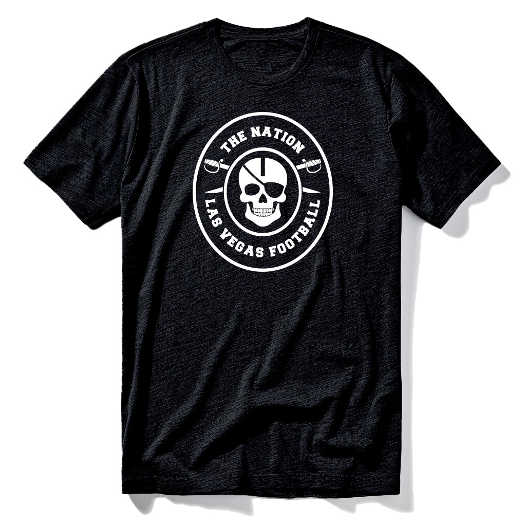 The Nation Skull and Swords Las Vegas Raiders t-shirt in black