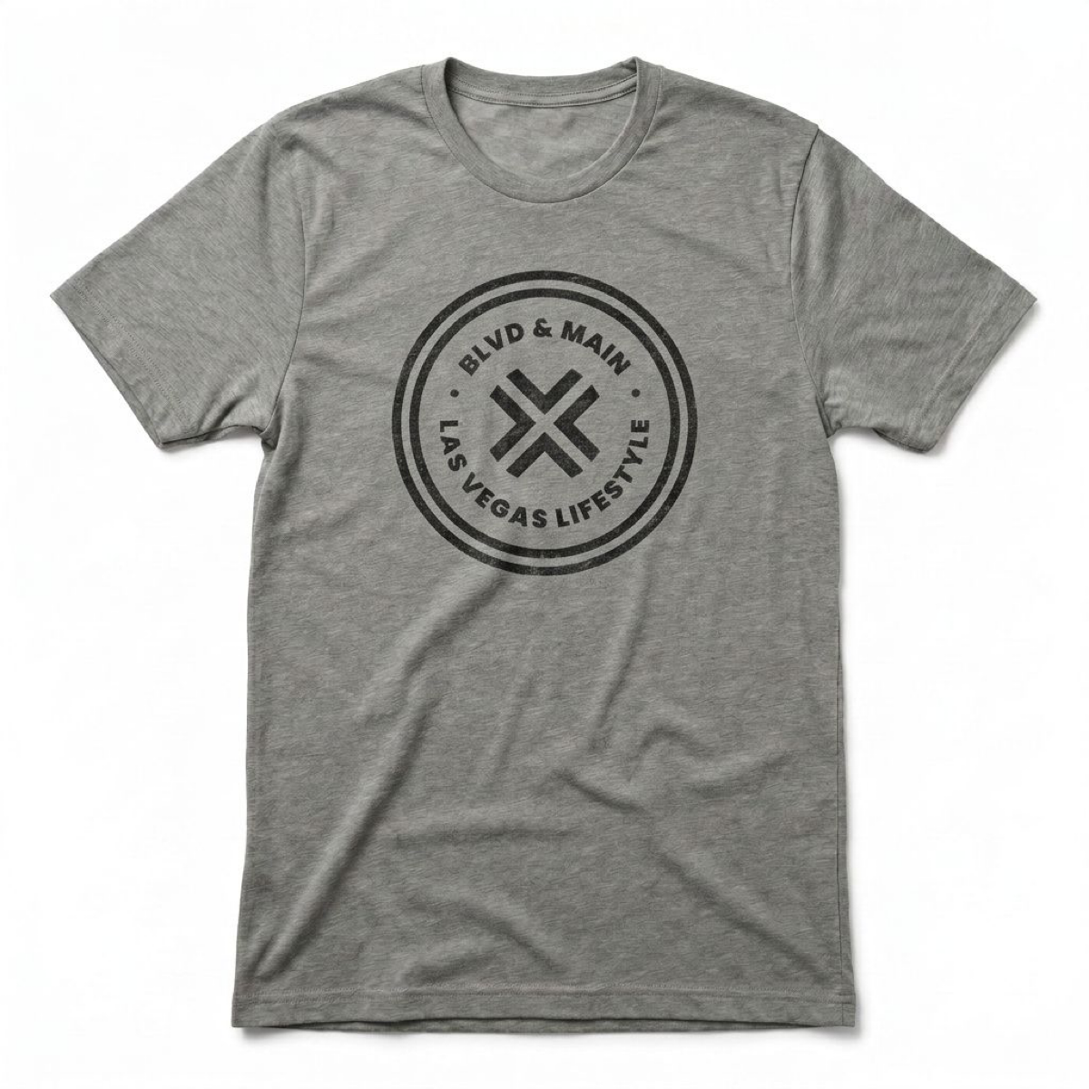 BLVD Circle Las Vegas t-shirt in venetian gray