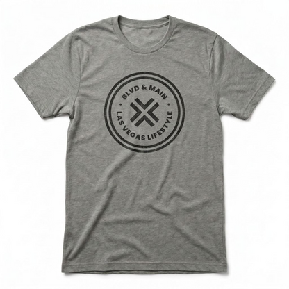BLVD Circle Las Vegas t-shirt in venetian gray