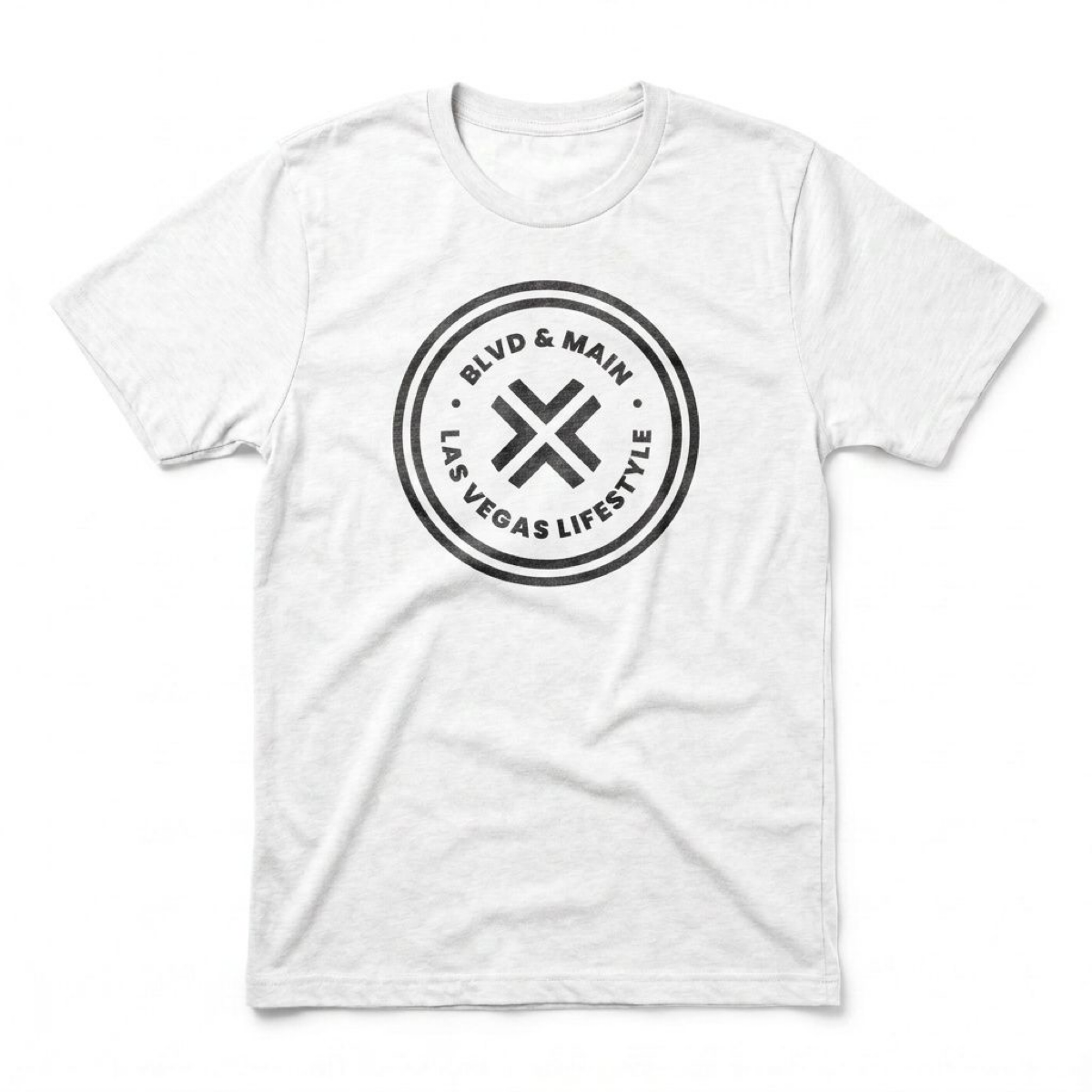 BLVD Circle Las Vegas t-shirt in white