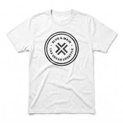 BLVD Circle Las Vegas t-shirt in white