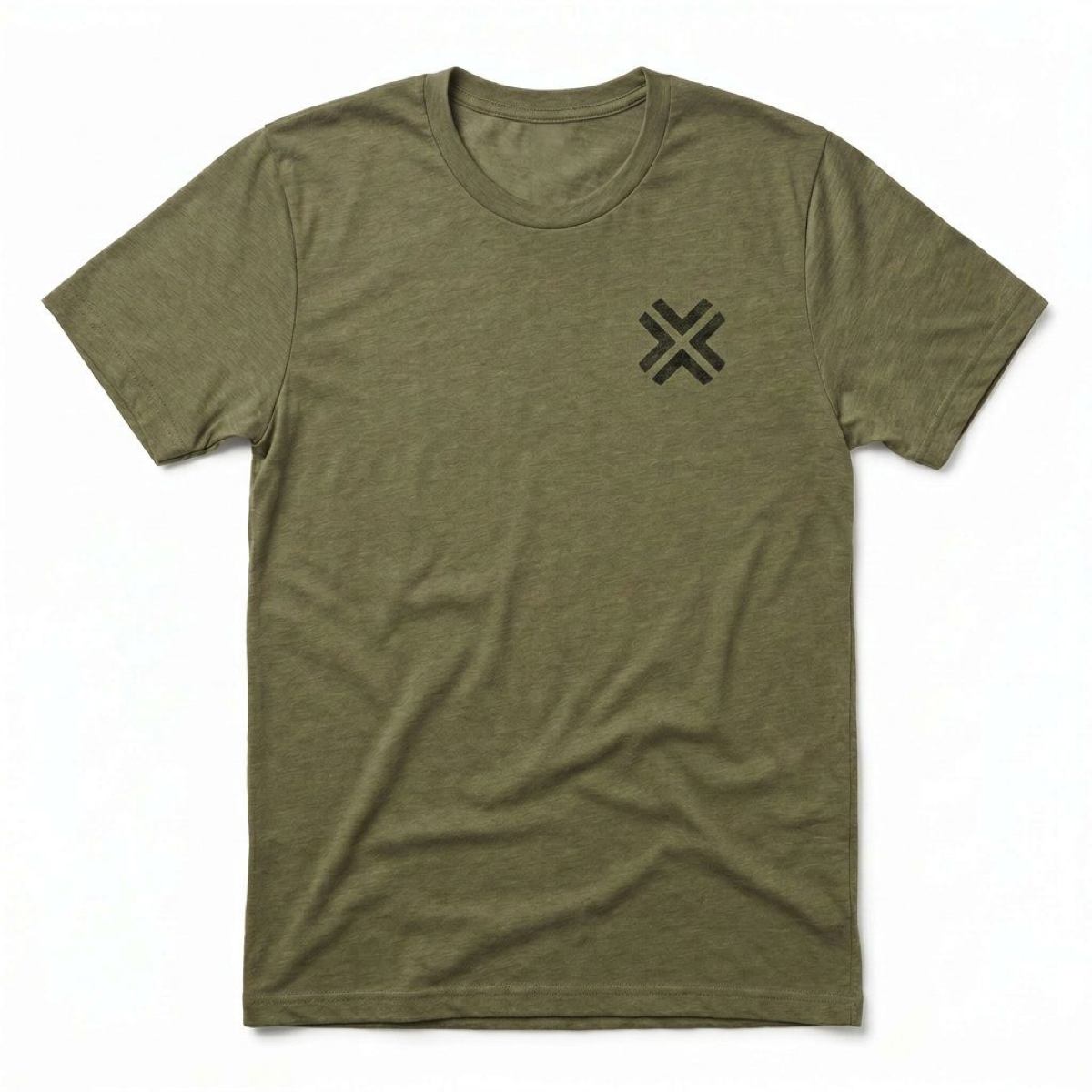 BLVD Simple Las Vegas t-shirt in military green