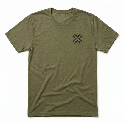 BLVD Simple Las Vegas t-shirt in military green