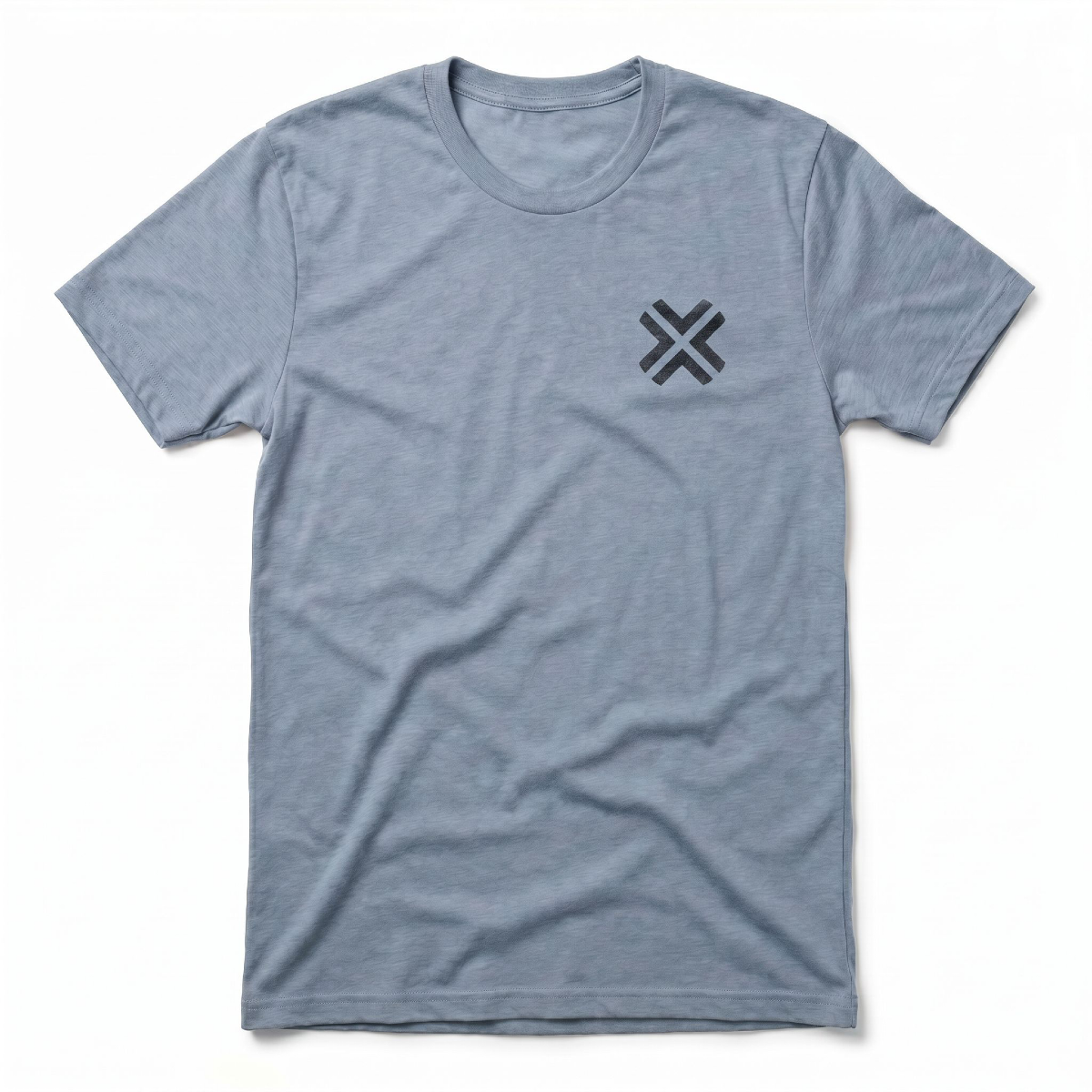 BLVD Simple Las Vegas t-shirt in stonewash denim