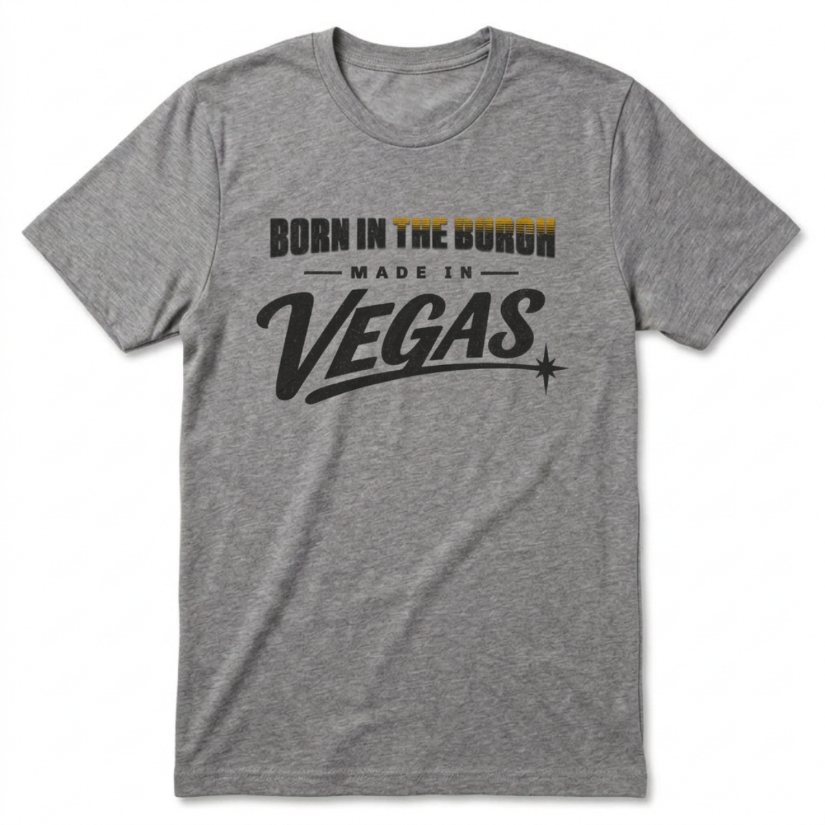 Born In The Burgh Las Vegas t-shirt in premium heather