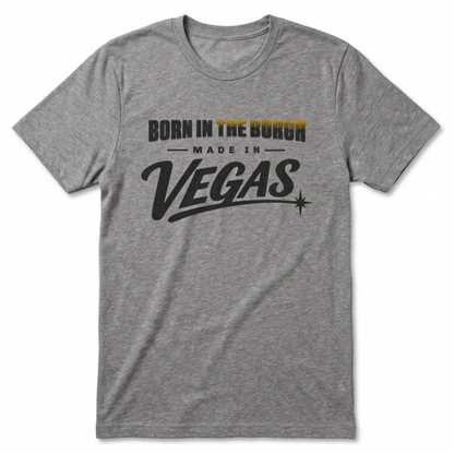 Born In The Burgh Las Vegas t-shirt in premium heather
