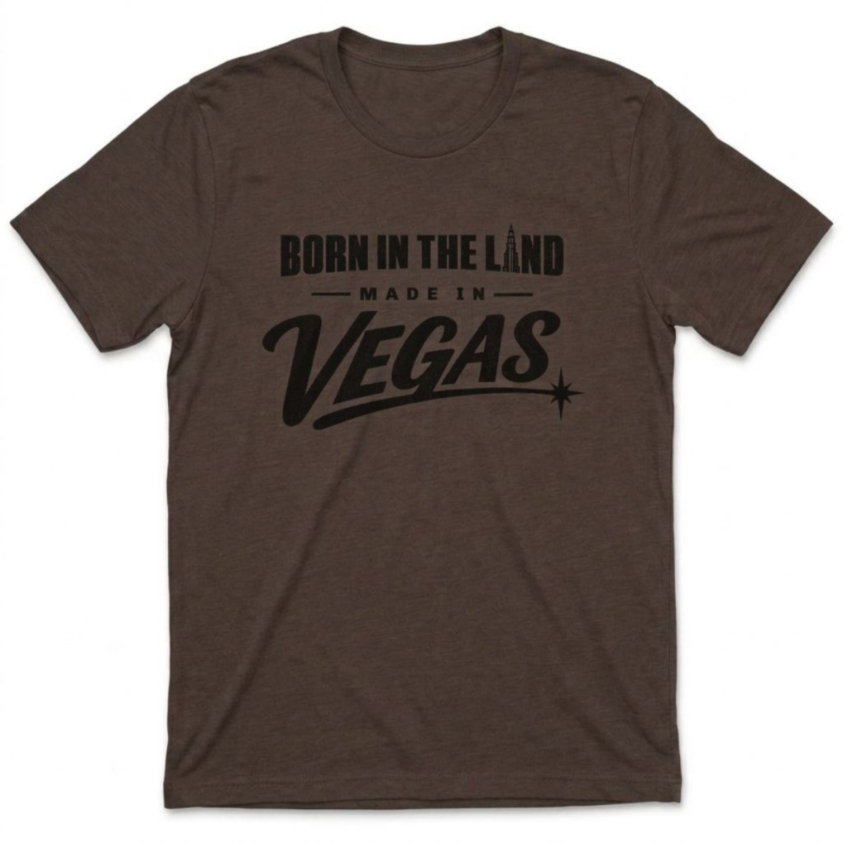 Made In The Land Las Vegas t-shirt in macchiato
