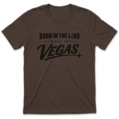 Made In The Land Las Vegas t-shirt in macchiato