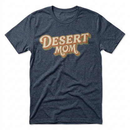 Desert Mom Las Vegas t-shirt in legion blue