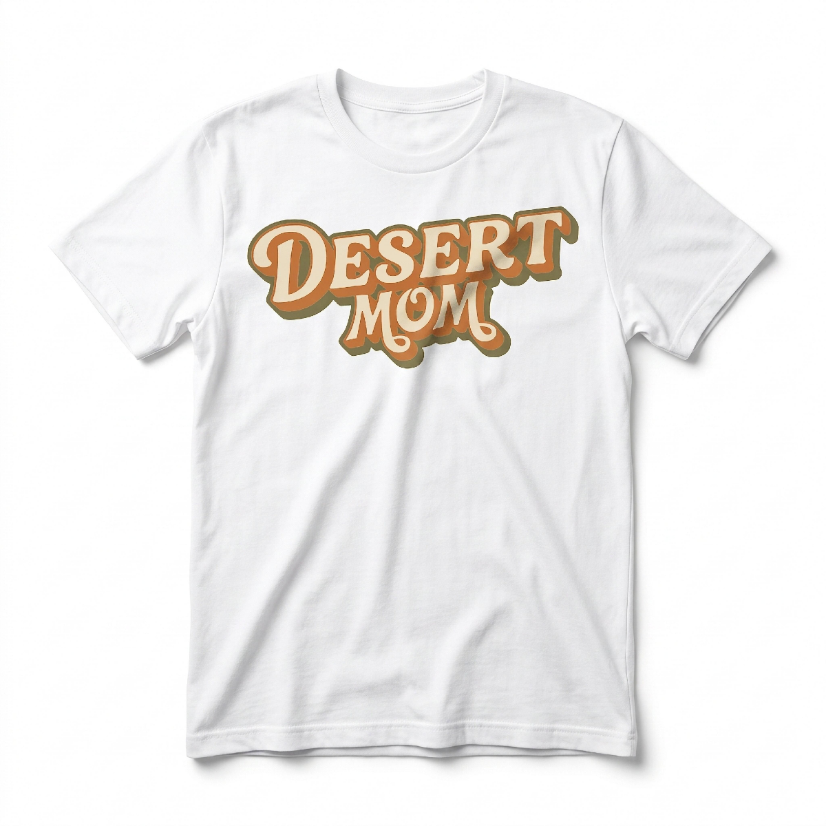 Desert Mom Las Vegas t-shirt in white