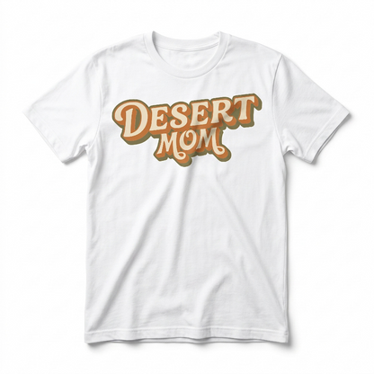 Desert Mom Las Vegas t-shirt in white