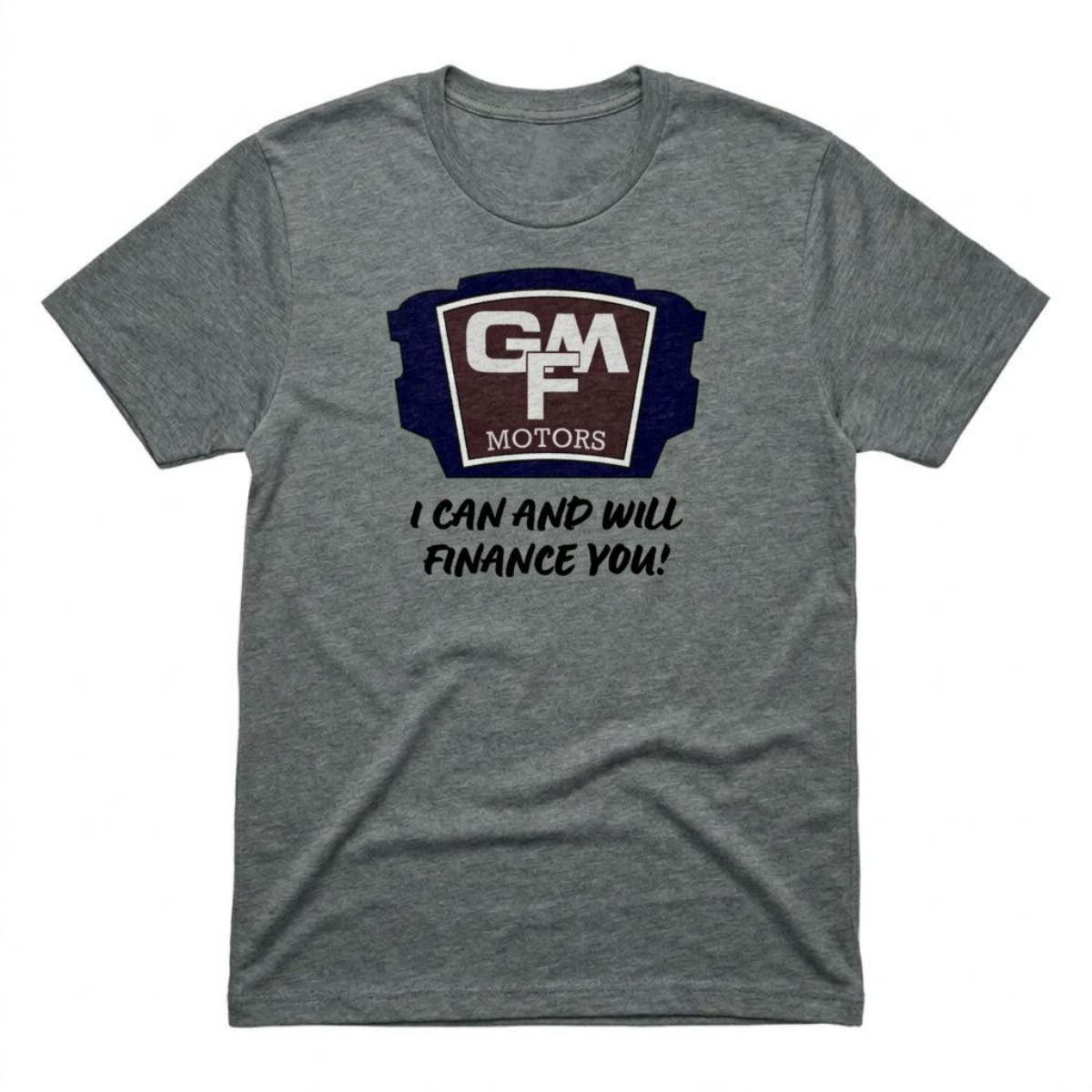 GMF Motors Las Vegas area code t-shirt in heavy metal