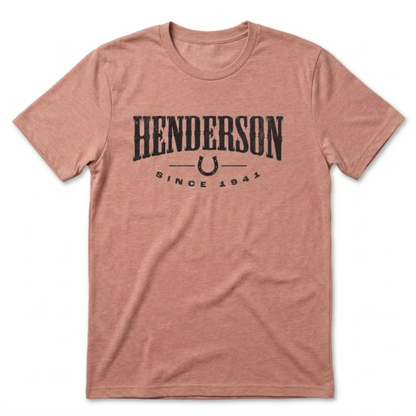 Henderson 1941 Henderson Nevada t-shirt in desert pink