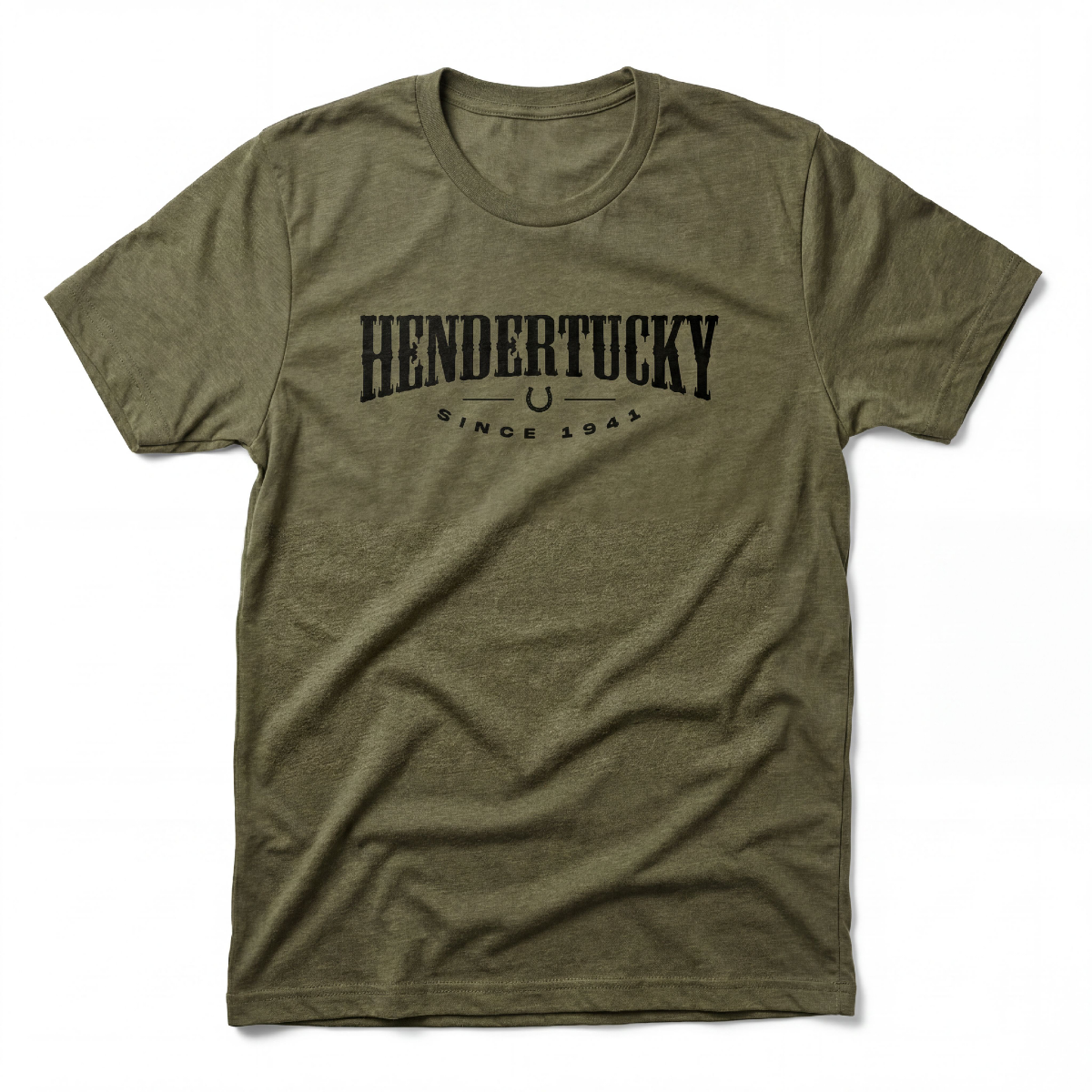 Hendertucky 1941 Henderson Nevada t-shirt in military green