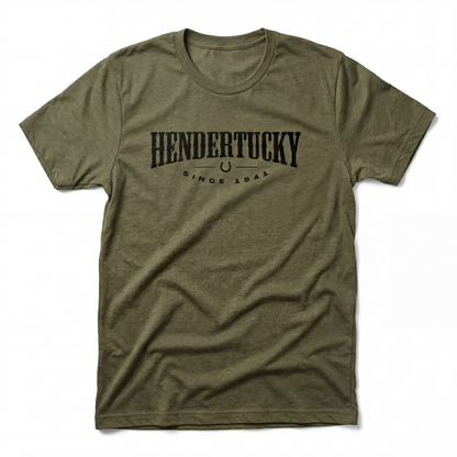Hendertucky 1941 Henderson Nevada t-shirt in military green
