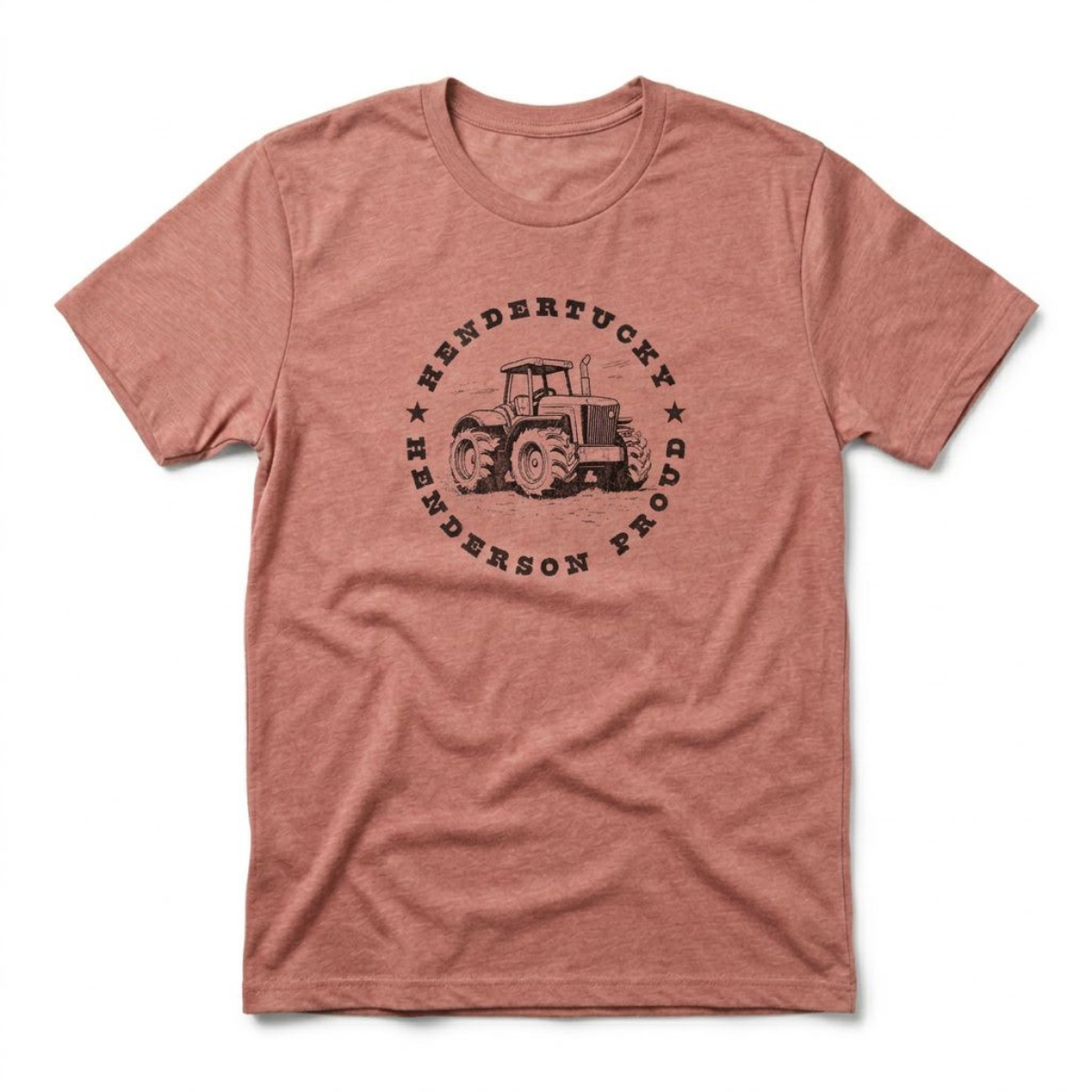 Hendertucky Tractor Henderson Nevada t-shirt in desert pink