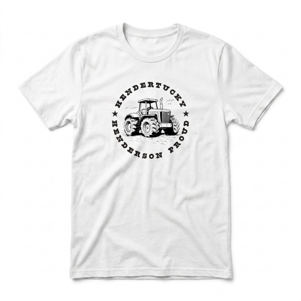 Hendertucky Tractor Henderson Nevada t-shirt in white