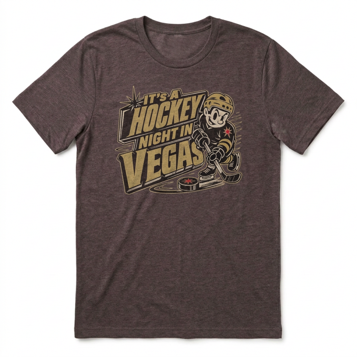 Hockey Night Vegas Las Vegas Golden Knights t-shirt in macchiato