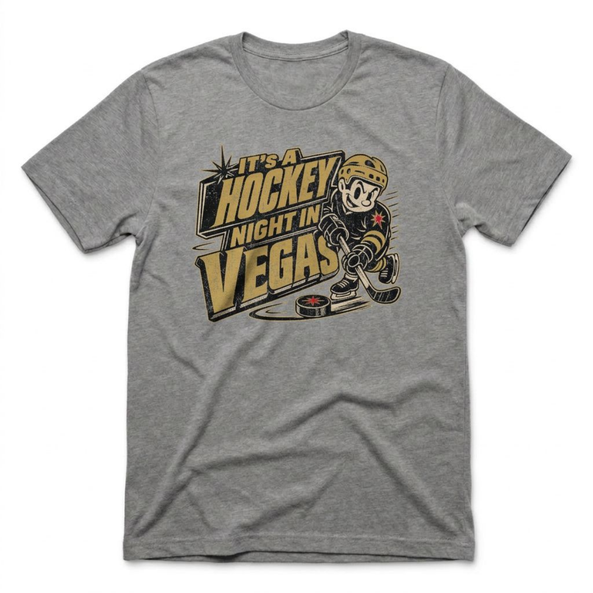 Hockey Night Vegas Las Vegas Golden Knights t-shirt in premium heather