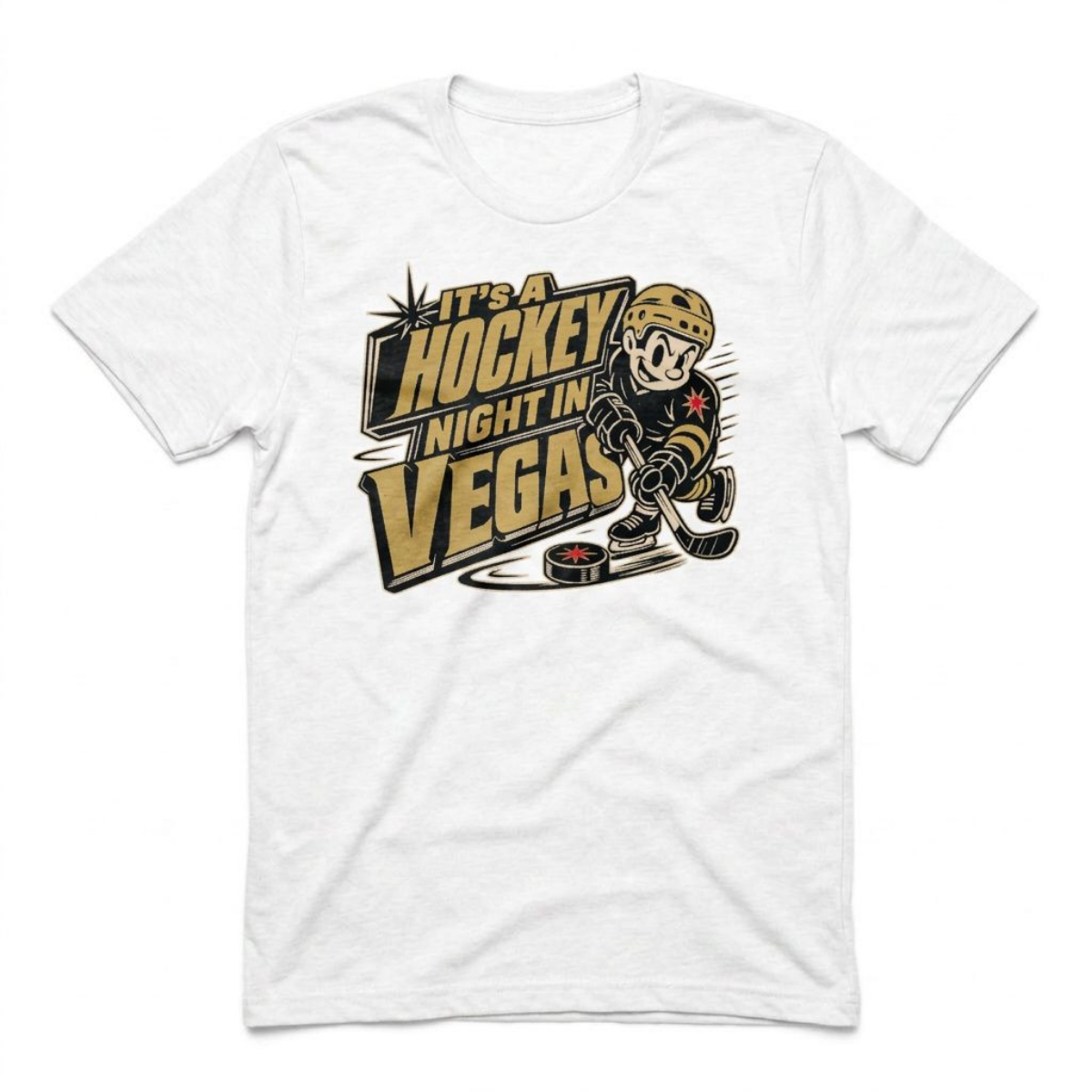 Hockey Night Vegas Las Vegas Golden Knights t-shirt in white