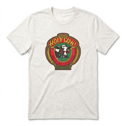 Holy Cow Brewing Las Vegas area code t-shirt in heather white