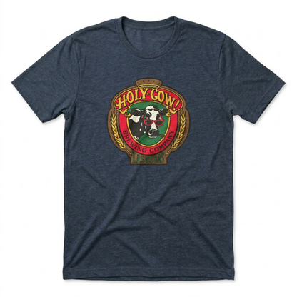 Holy Cow Brewing Las Vegas area code t-shirt in indigo