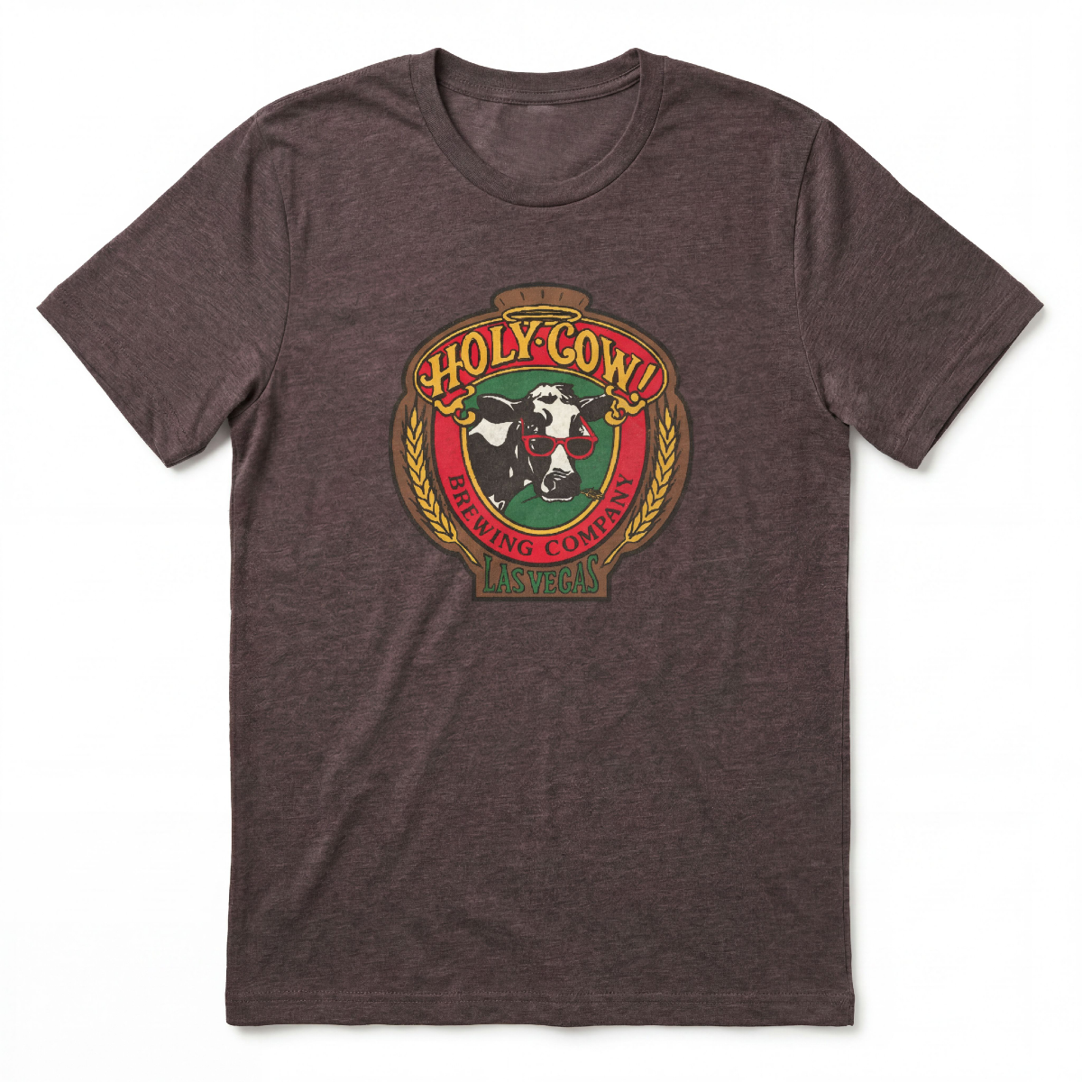 Holy Cow Brewing Las Vegas area code t-shirt in macchiato