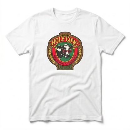 Holy Cow Brewing Las Vegas area code t-shirt in white