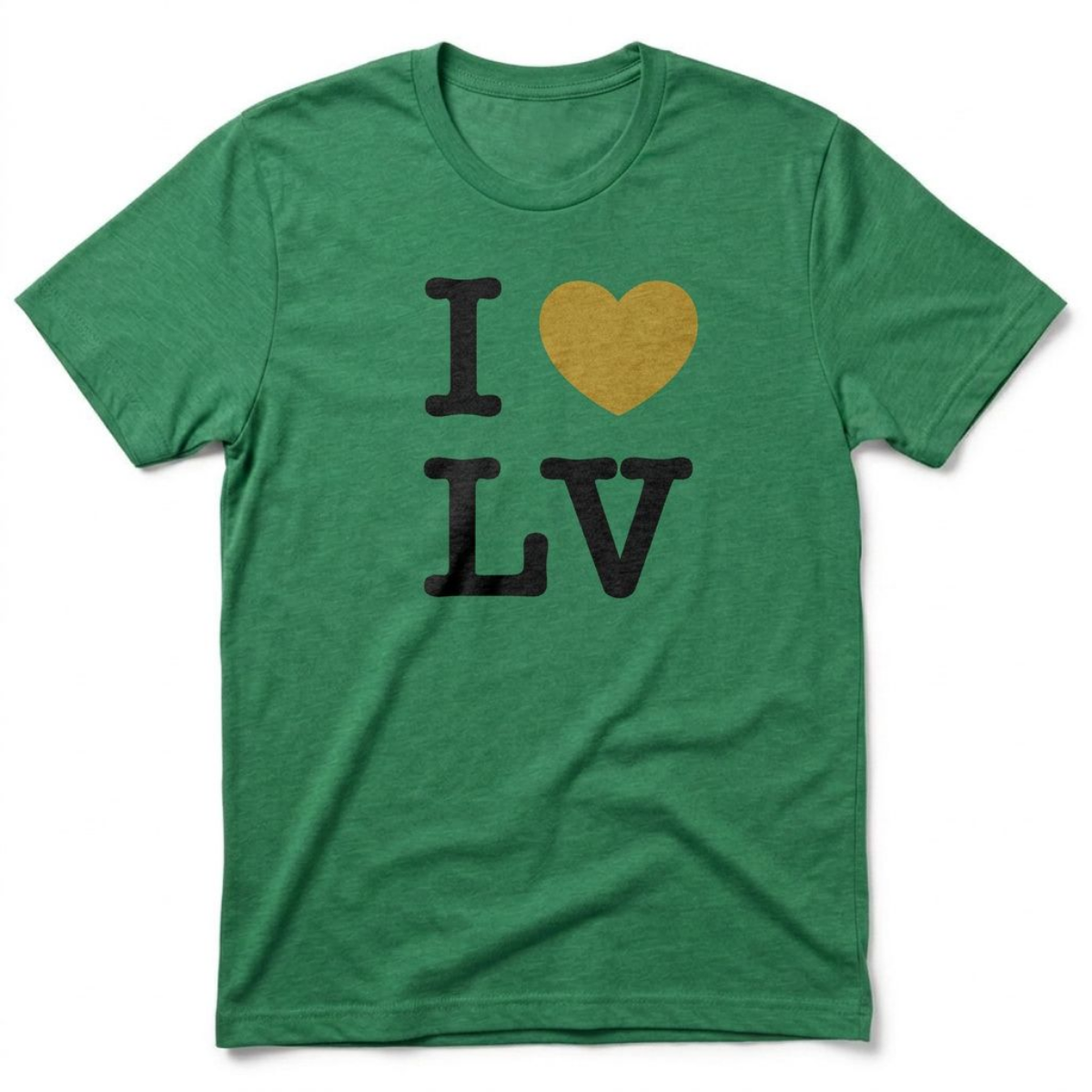 Love LV Las Vegas t-shirt in envy