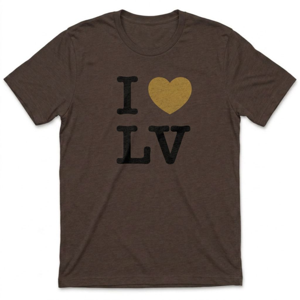 Love LV Las Vegas t-shirt in macchiato