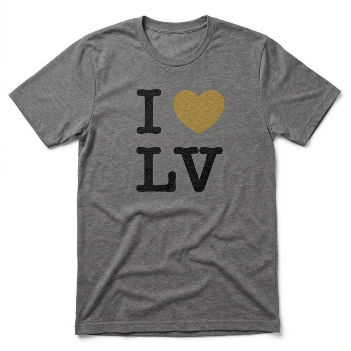 Love LV Las Vegas t-shirt in premium heather