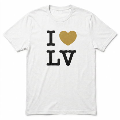 Love LV Las Vegas t-shirt in white