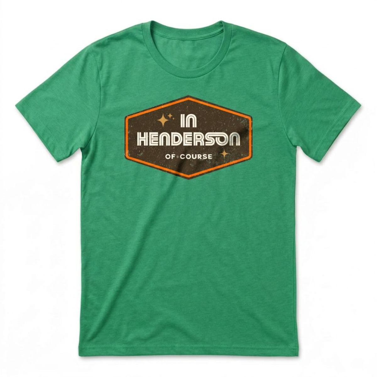 Henderson Badge Of Honor Las Vegas area code t-shirt in envy