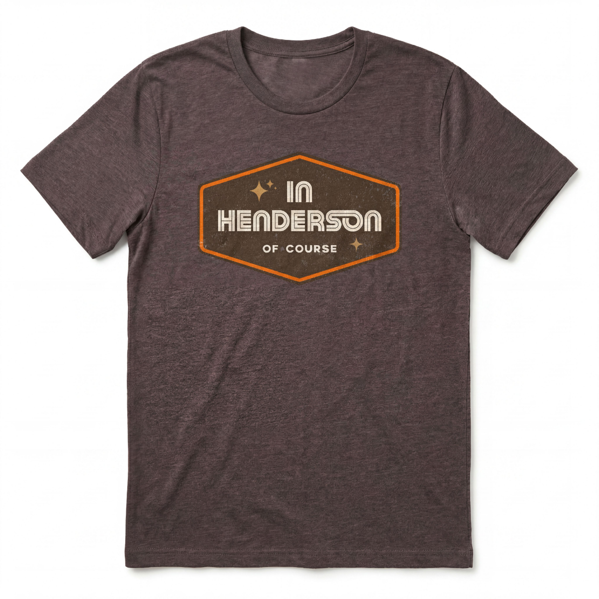 Henderson Badge Of Honor Las Vegas area code t-shirt in macchiato